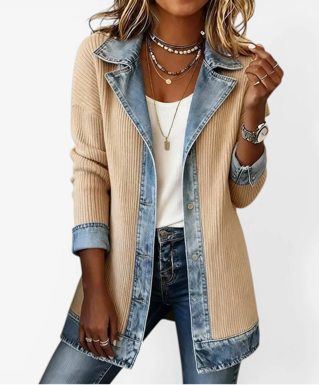ALMA - Chaqueta casual sofisticada