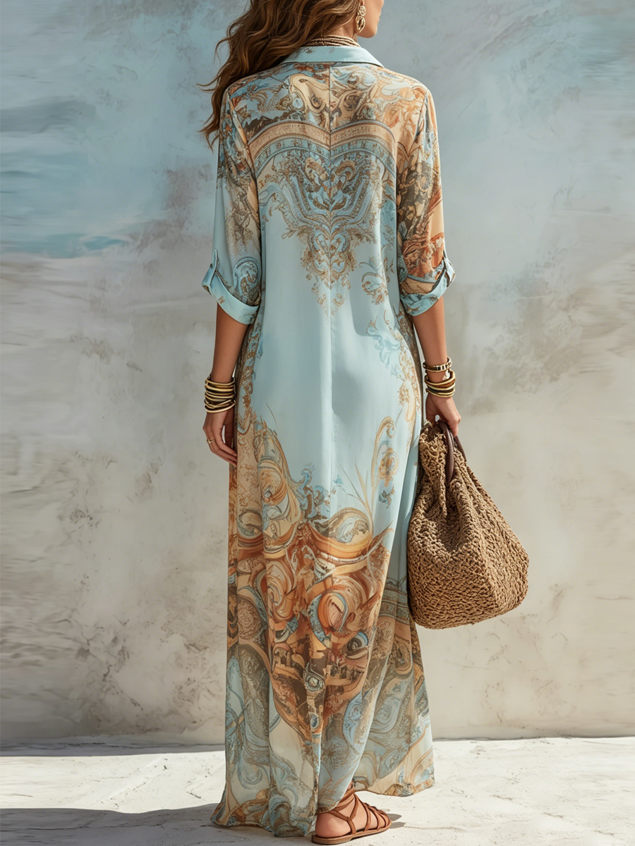 Barroco | Elegante Vestido de Verano Fluido