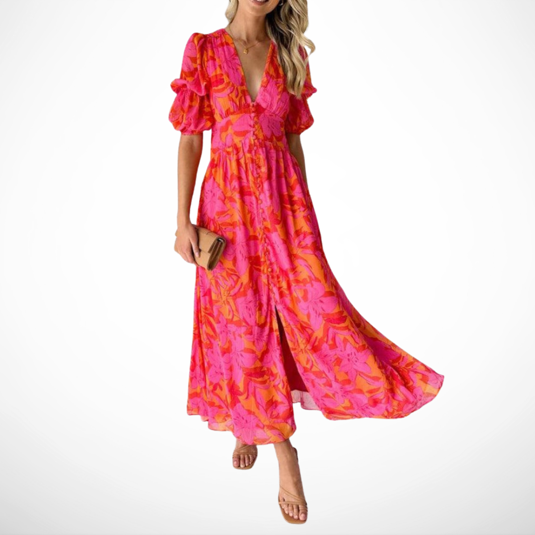 Armonía | Maxi Vestido Brillo Solar