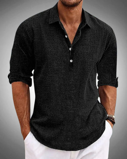 SABBIO - Camisa clásica de algodón