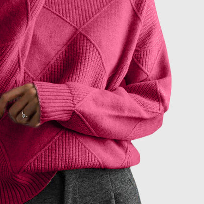 Angela™ - Suéter de Cuello Alto