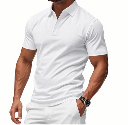 LORENZO -  Camiseta de manga corta con cuello