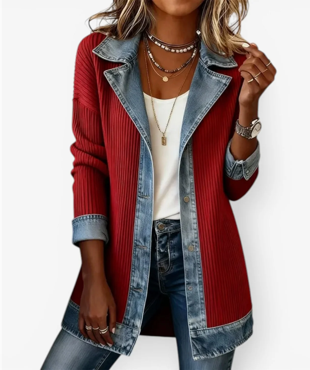 ALMA - Chaqueta casual sofisticada