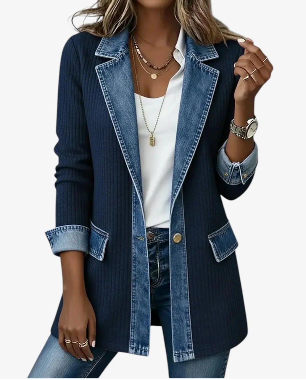 ALMA - Chaqueta casual sofisticada