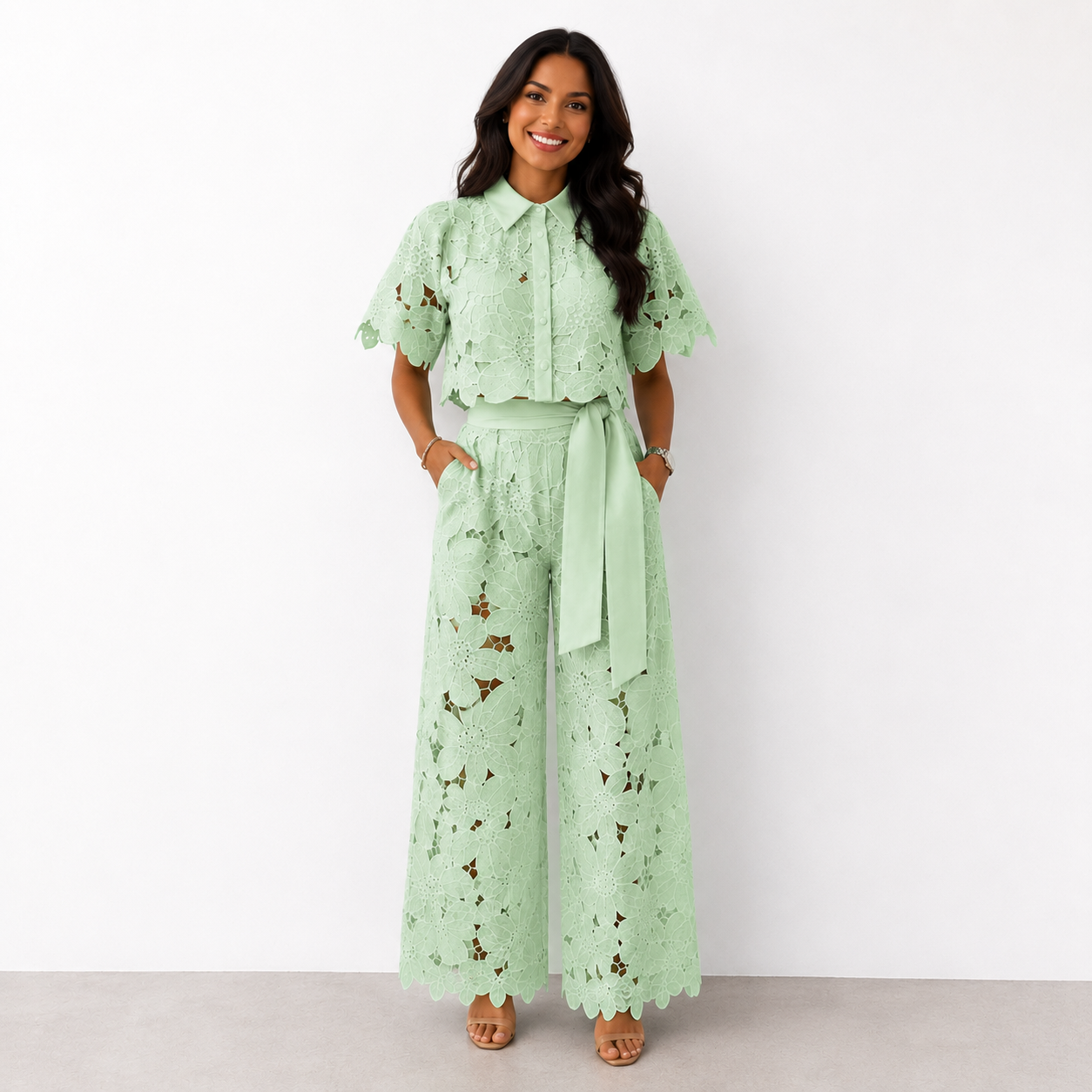 Conjunto de Encaje Fiorella