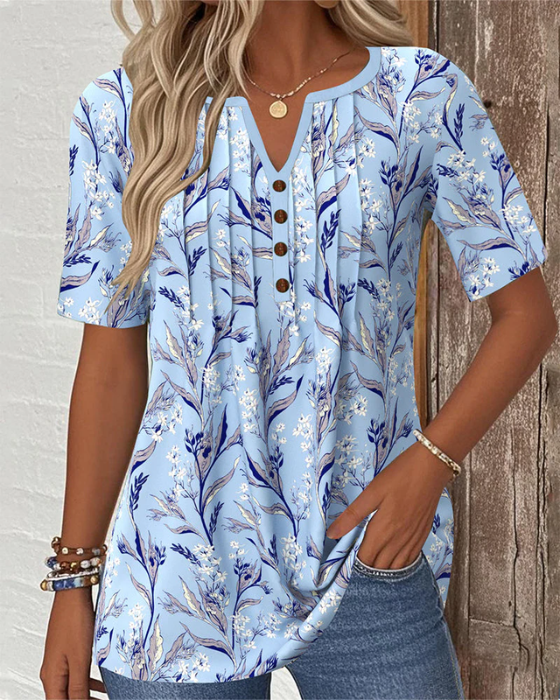 Blusa plisada de Primavera