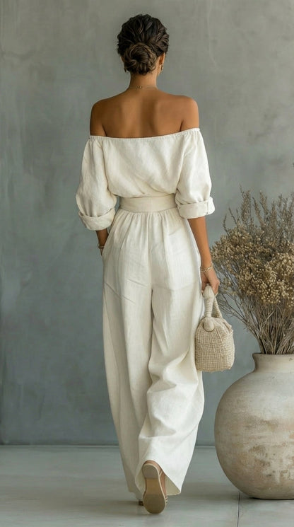 Liliána™ – Conjunto exclusivo efecto lino para un verano con estilo • S1