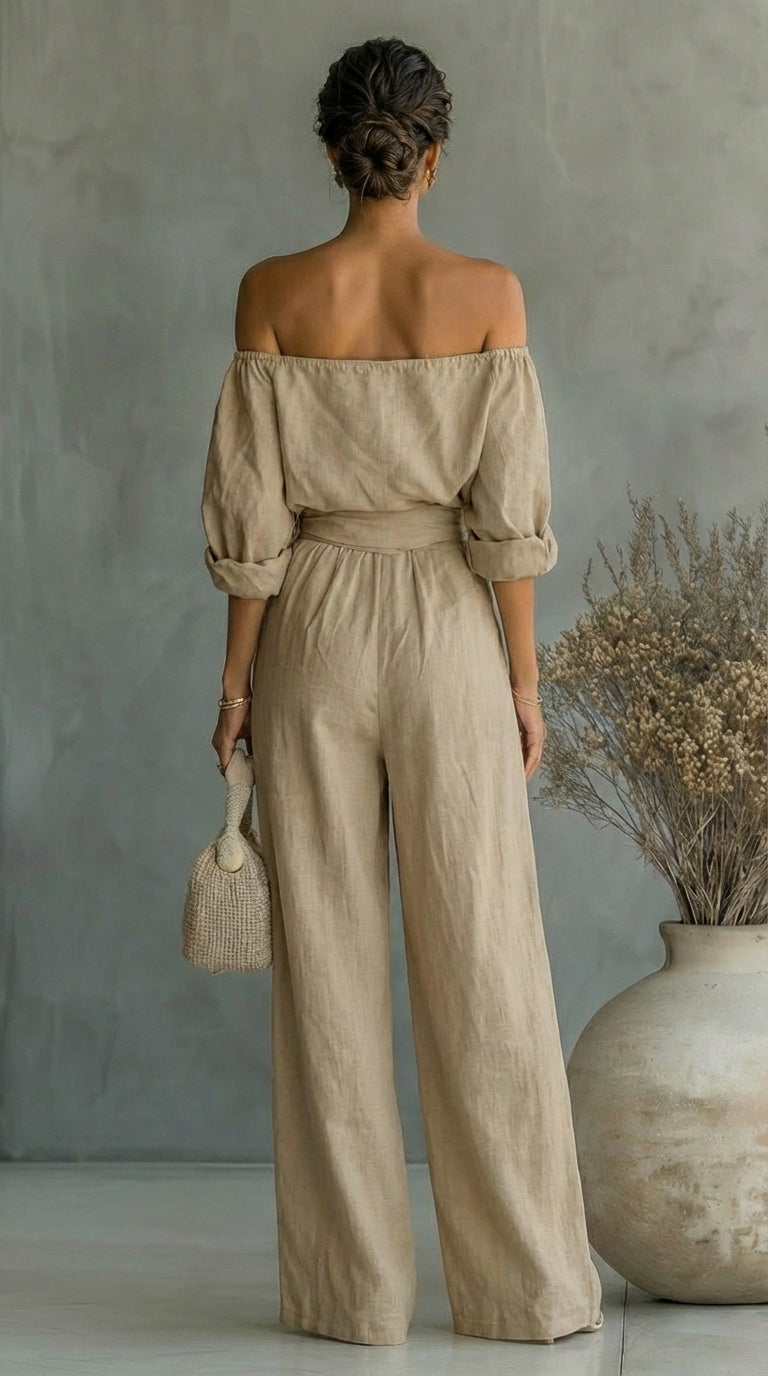 Liliána™ – Conjunto exclusivo efecto lino para un verano con estilo • S1
