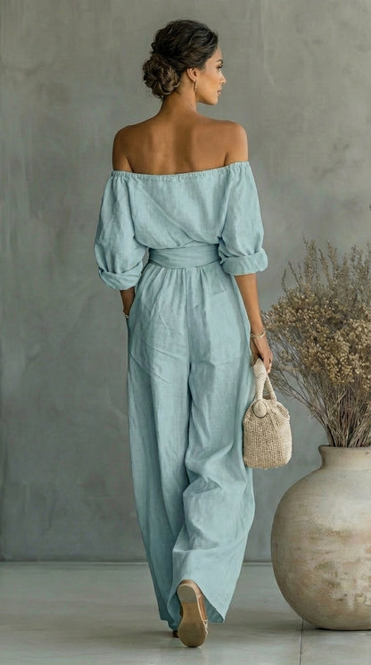 Liliána™ – Conjunto exclusivo efecto lino para un verano con estilo • S1