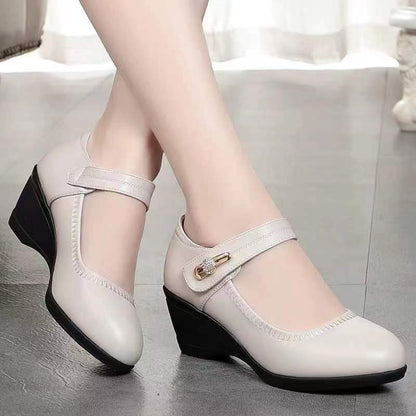 Marta™️ | Zapatos de cuero suaves con tacón