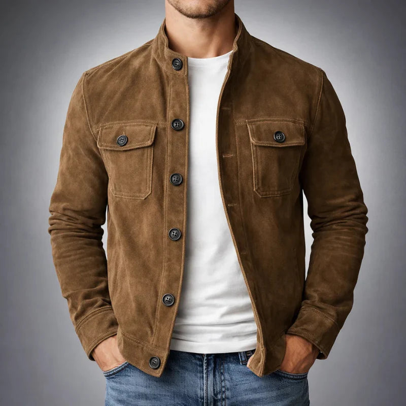 NERYXEN – Chaqueta de tacto suave