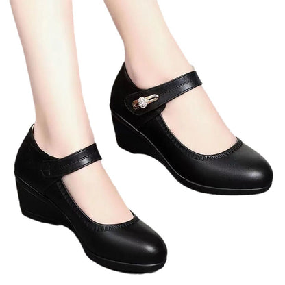 Marta™️ | Zapatos de cuero suaves con tacón