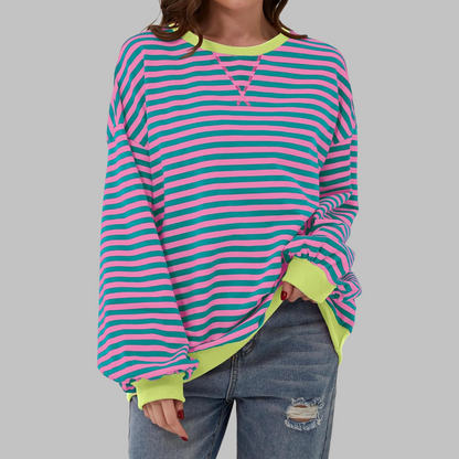 Laura - Suéter casual a rayas