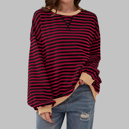 Laura - Suéter casual a rayas