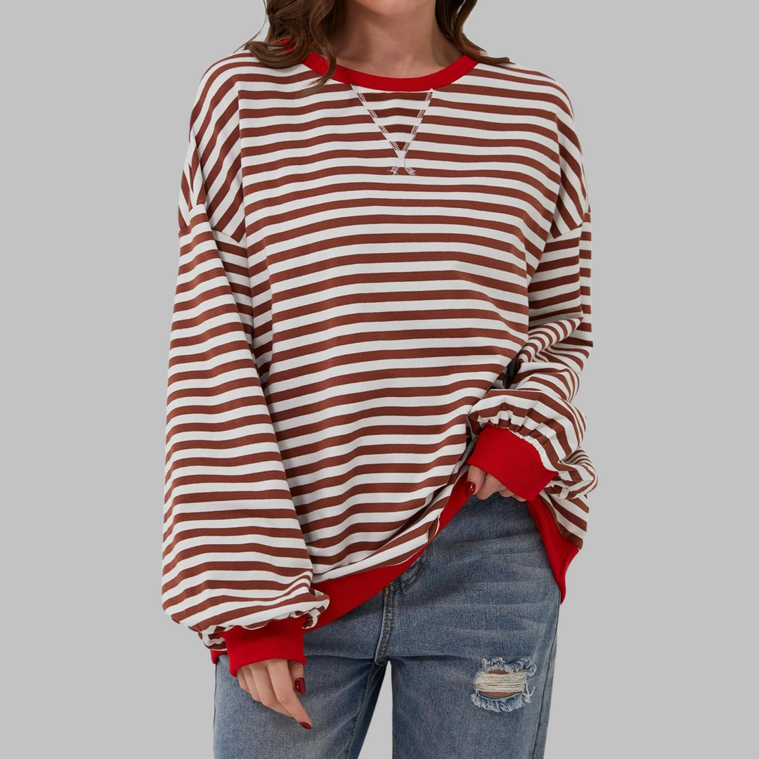 Laura - Suéter casual a rayas