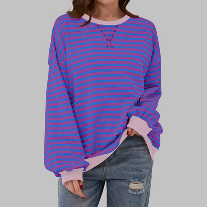 Laura - Suéter casual a rayas