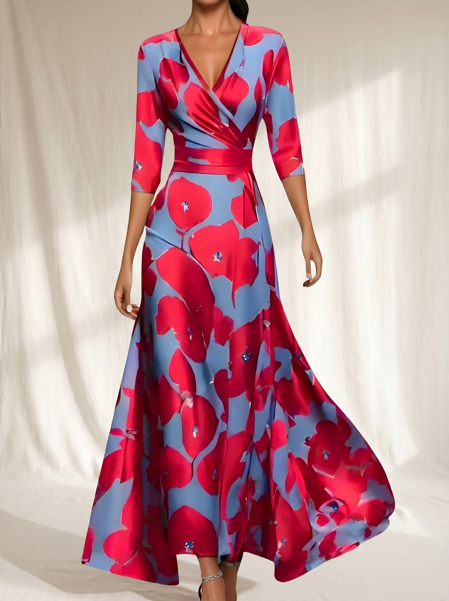 Emilia | Maxi Vestido Floral Elegante