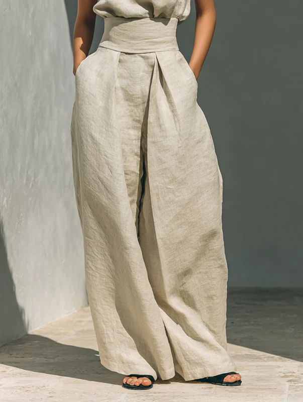 Nuria | Conjunto de Top Sin Mangas Minimalista • S1