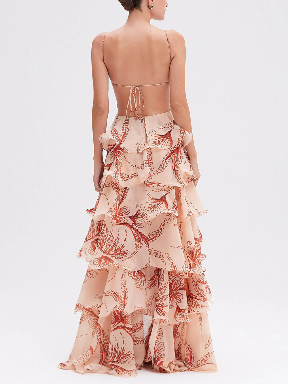 LA SCINTILLA | Vestido maxi Signature con lazo