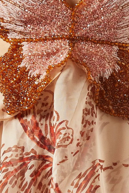 LA SCINTILLA | Vestido maxi Signature con lazo