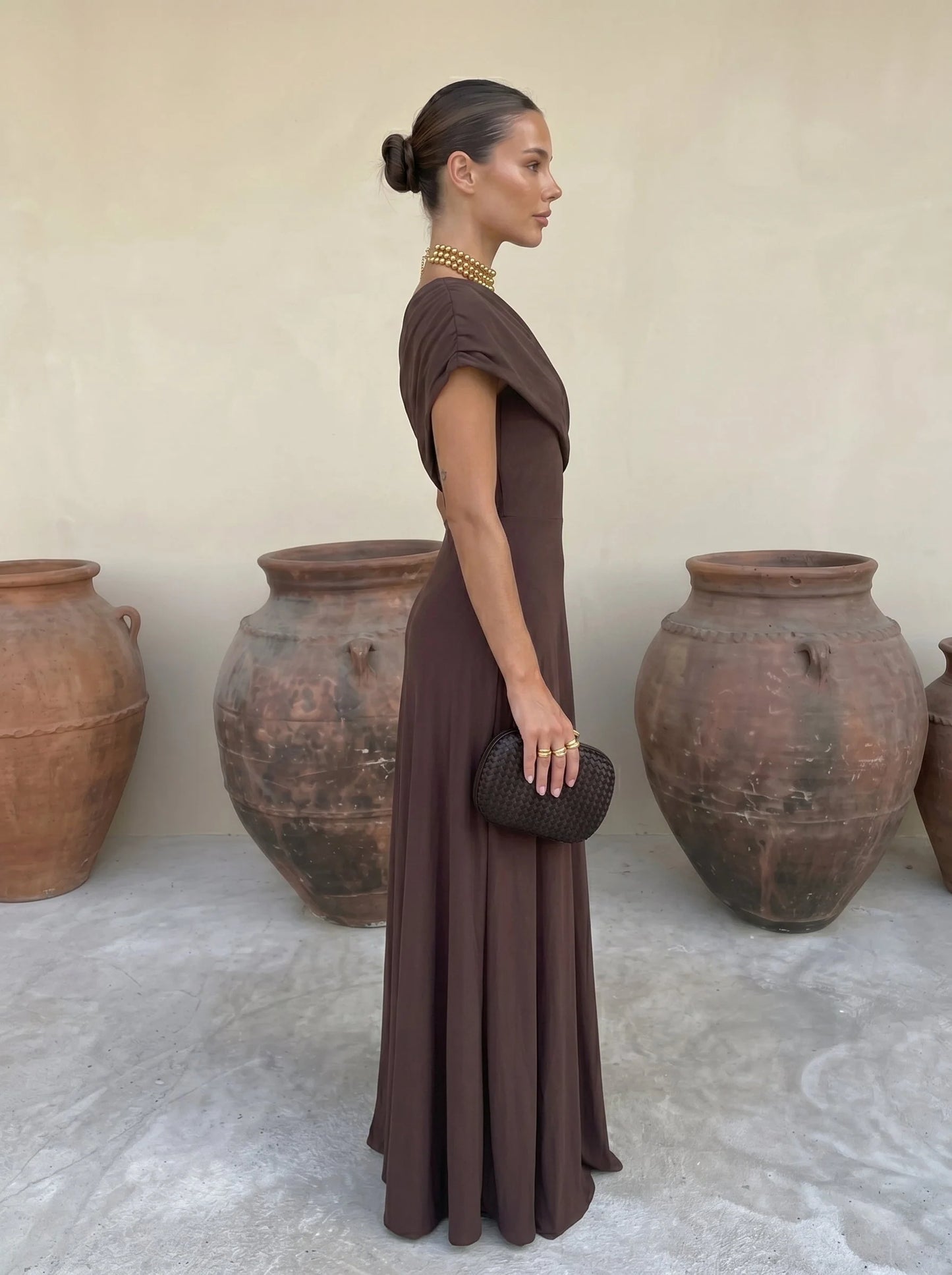 LUCIA - Vestido elegante de malla sin tirantes