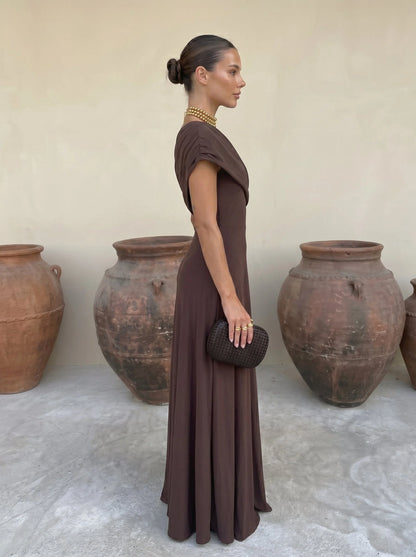 LUCIA - Vestido elegante de malla sin tirantes